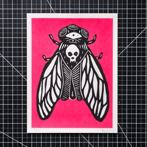 Halftone Cicada